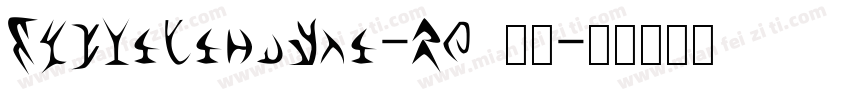 DFPLiKingHei-XB 字体字体转换
